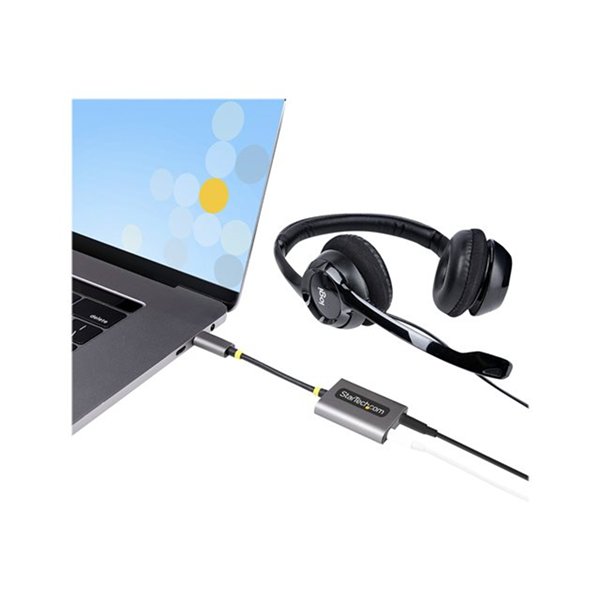USB-C Headphone Splitter/Dongle with Mic