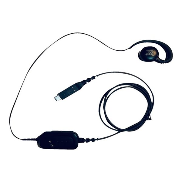 USB-C Headset with PTT button and volume