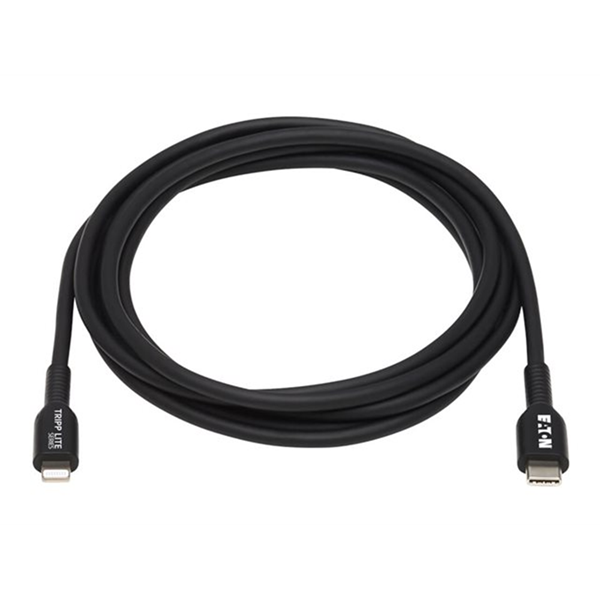 USB-C to Lightning Sync/Charge Cable (M/M) MFi Certified Black 3 m (9.8 ft.)