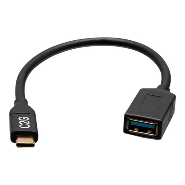 USB-C to USB A Dongle Adapter Black USB-C to USB A Dongle Adapter Black