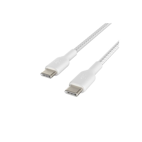 USB-C to USB-C Cable Braided 1M White