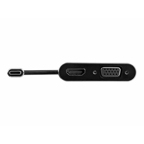 USB C to VGA and HDMI Adapter - Aluminum