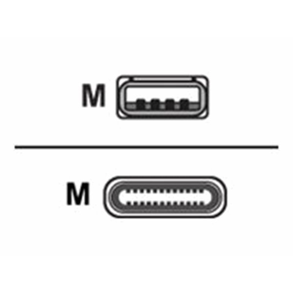 USB C USB A Cable 4 meters long