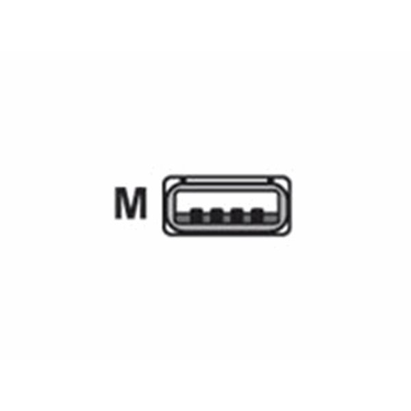 USB cable - straight -