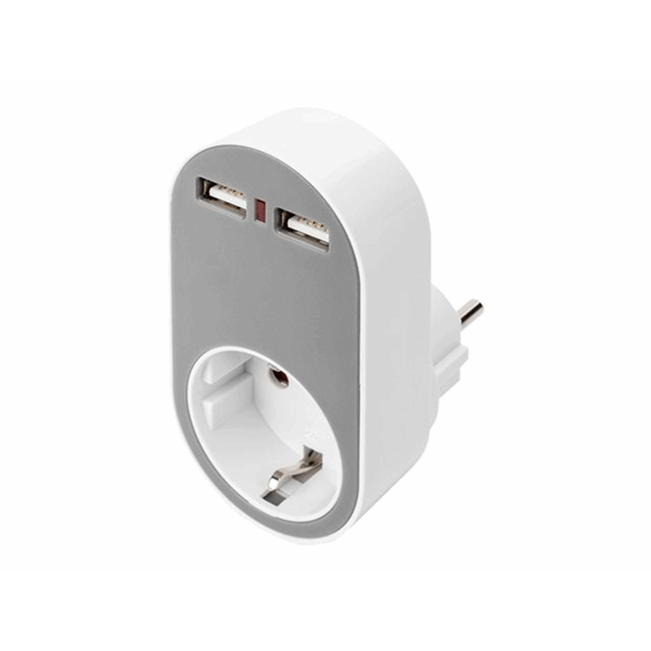 USB PLUG-IN CHARGER W 2XUSB-A POWER