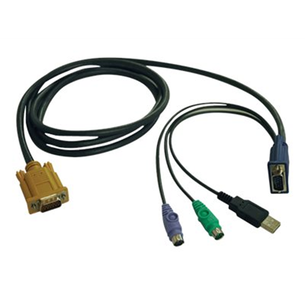 USB/PS2 Combo Cable for NetDirector KVMSwitches B020-U08/U16 and KVM B022-U16 15 ft. 4.57 m
