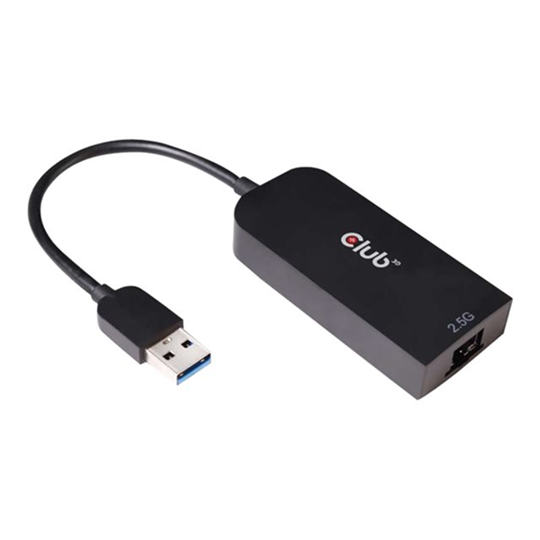 USB TYPE A 3.1 GEN 1 TO RJ45 2.5GB ETHERNET ADAPTER USB TYPE A 3.1 GEN 1 TO RJ45 2.5GB ETHERNET ADAPTER