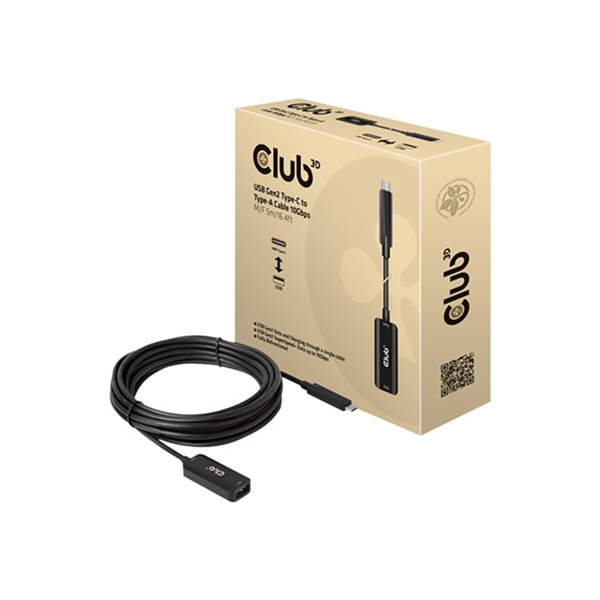 USB TYPE C GEN 2 TO TYPE-A CABLE 10GBPSM/F 5M/16.4FT