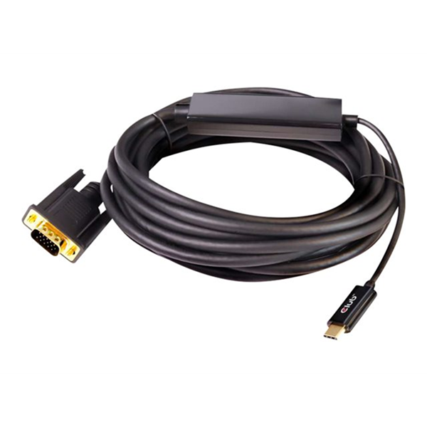USB TYPE C TO VGA CABLE 5m/16.4ft