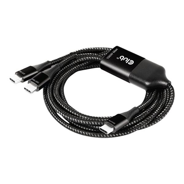 USB TYPE C Y cable Charging cable to 2XUSB type C max 100 Watt 1.83m/6Feet M/M USB TYPE C Y cable Charging cable to 2XUSB type C max 100 Watt 1.83m/6Feet M/M