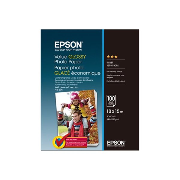 Value Glossy Photo Paper 10x15cm 100
