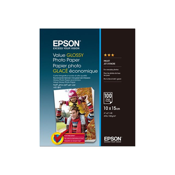 Value Glossy Photo Paper 10x15cm 100