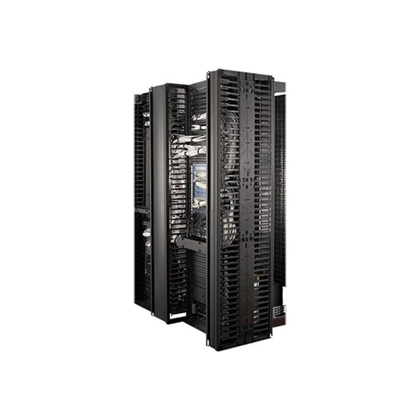 Valueline. Vertical Cable Manager for 2& 4 Post Racks. 84iH X 6iW. Double-Sided with Doors