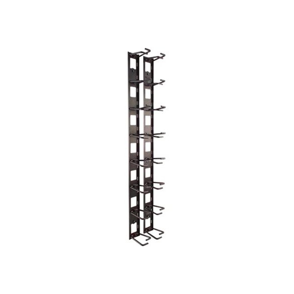 Vertical Cable Organizer. 8 Cable Rings.