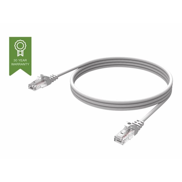 VISION 0.5m White CAT6 UTP cable
