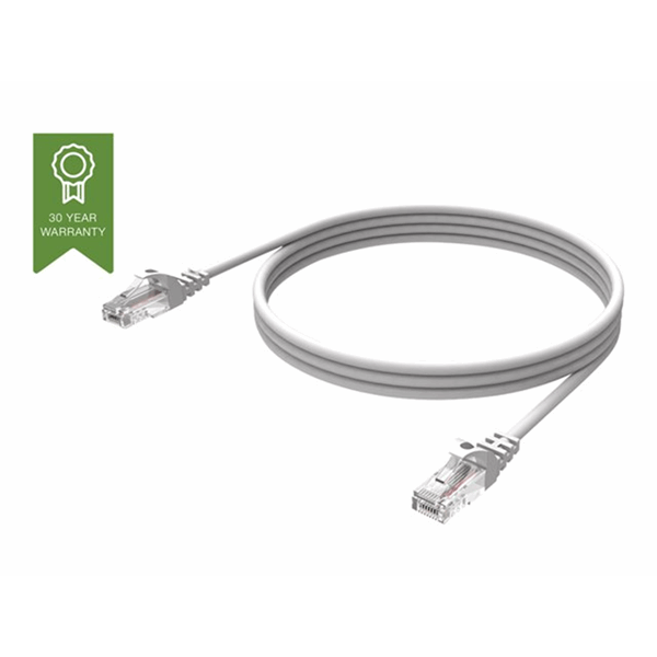 VISION 0.5m White CAT6 UTP cable