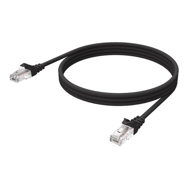 VISION 1m Black CAT6A STP cable