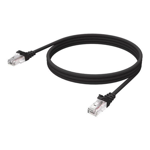 VISION 1m Black CAT6A STP cable