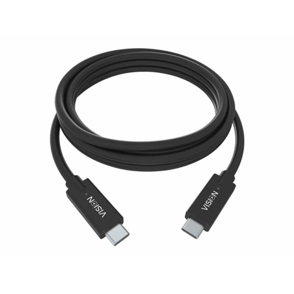 VISION 1m Black USB-C Cable VISION 1m Black USB-C Cable