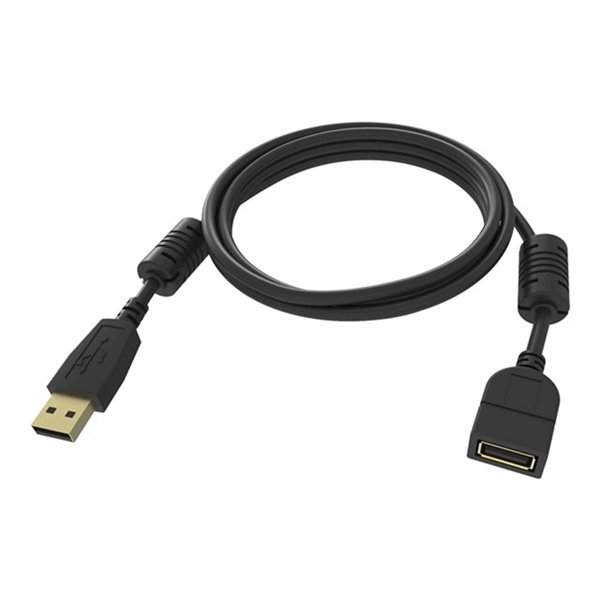 VISION 2m Black USB 2.0 extension cable