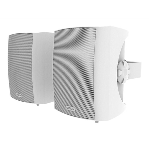 VISION 5.25" Pair White Wall Speakers VISION 5.25" Pair White Wall Speakers