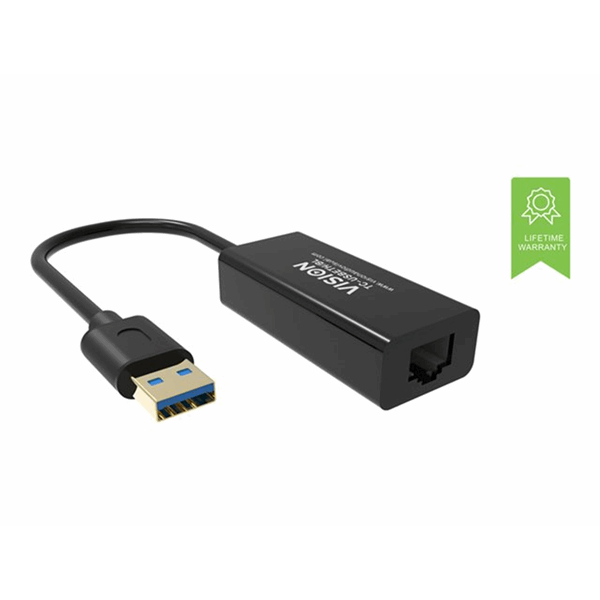 VISION USB RJ45 Ethernet Adaptor