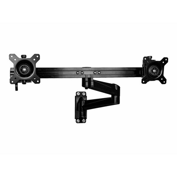 Wall Mount Dual Monitor Arm - Steel