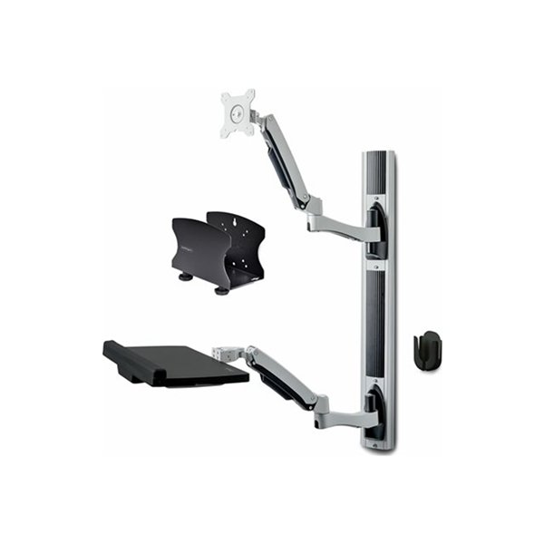 Wall Mount Workstation With PC Bracket