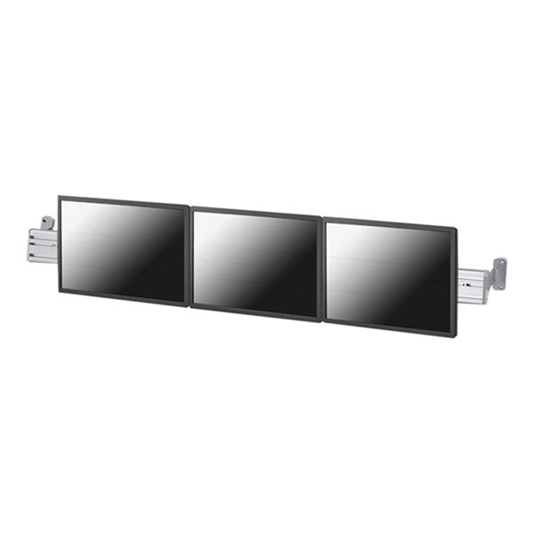 Wall Toolbar Mount 3 Screens 10-24" SILV