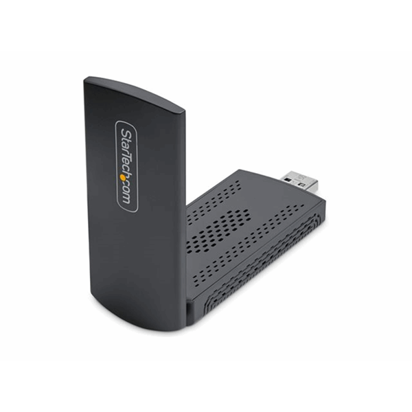 StarTech.com Wi-Fi 6E USB Adapter/Dongle, For Desktop/Laptop PC, Wireless NIC w/Foldable Antenna, WiFi Adapter Supports 802.11 b/g/n/ac/ax, 2.4/5/6 GHz Network Compatible