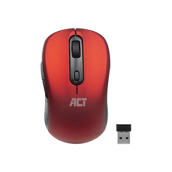 Wireless mouse red 1000/1200/1600dpi