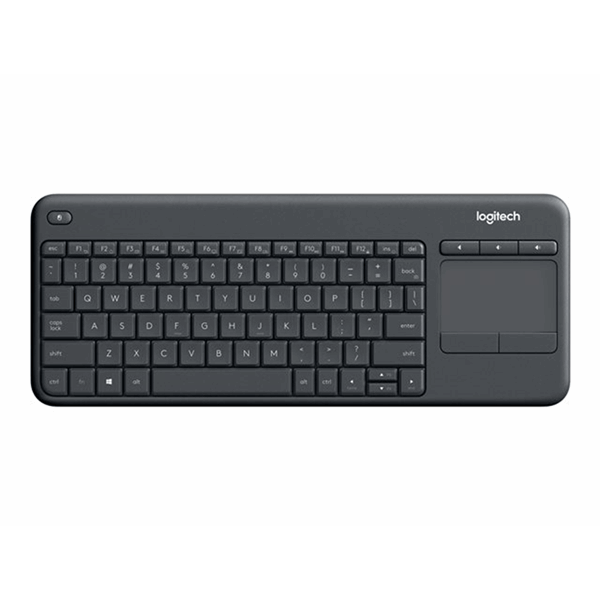 Wireless Touch Keyboard K400 Plus Black
