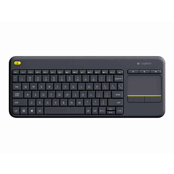 Wireless Touch Keyboard K400 Plus - DARK - SWISS