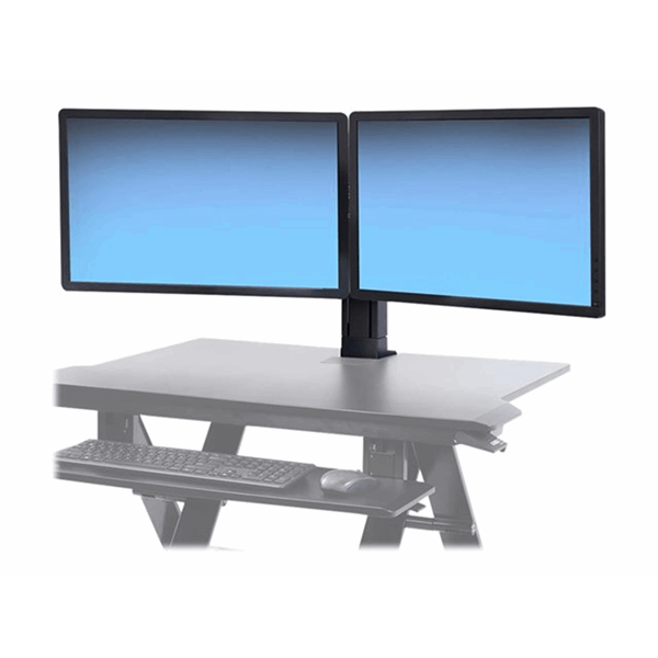 WorkFit Dual Monitor Kit Black