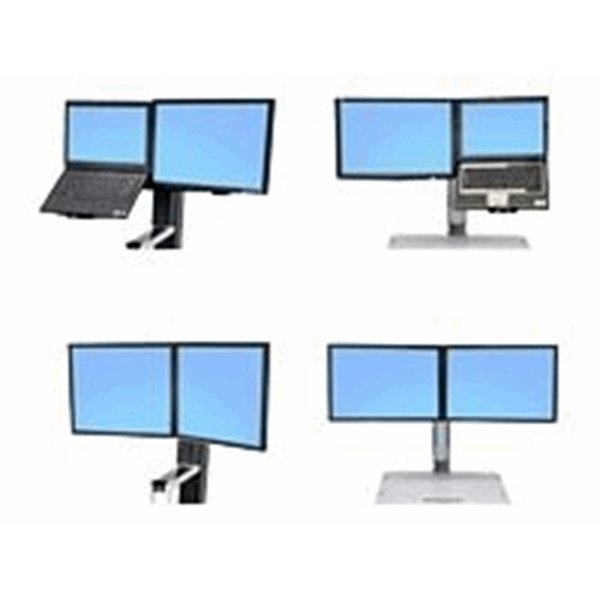 WorkFit S/C Dual conv Kit frm LCD/Laptop