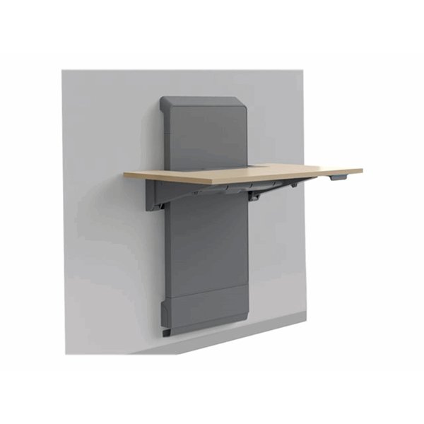 WS Wall Mount70x120x2 2mm ABS IWH