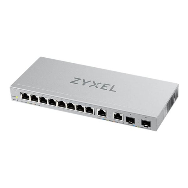 XGS1210-12 - 8-Port Gigabit webmanaged Switch with 8 port 1G + 2-Port 2.5G + 2-Port SFP+