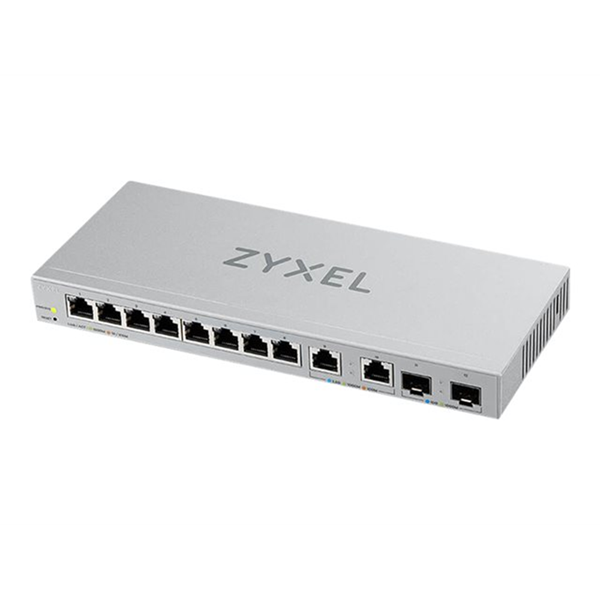 XGS1210-12 - 8-Port Gigabit webmanaged Switch with 8 port 1G + 2-Port 2.5G + 2-Port SFP+ XGS1210-12 - 8-Port Gigabit webmanaged Switch with 8 port 1G + 2-Port 2.5G + 2-Port SFP+