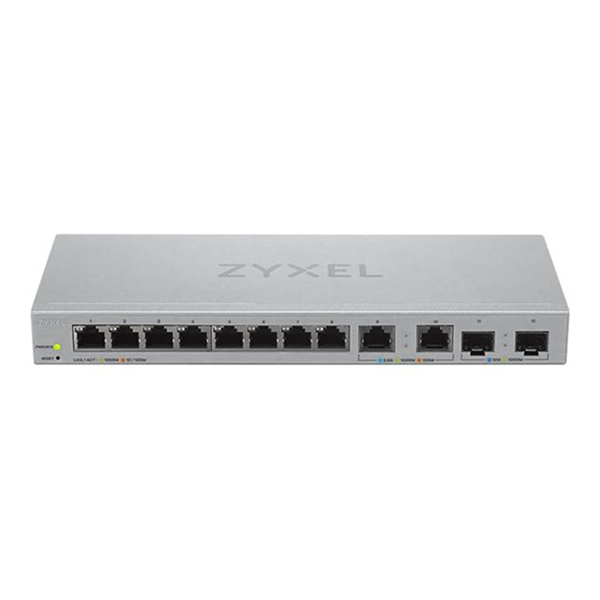 XGS1210-12 v2 12-Port Gigabit webmanaged Switch with 8 port 1G + 2-Port 2.5G + 2-Port SFP+