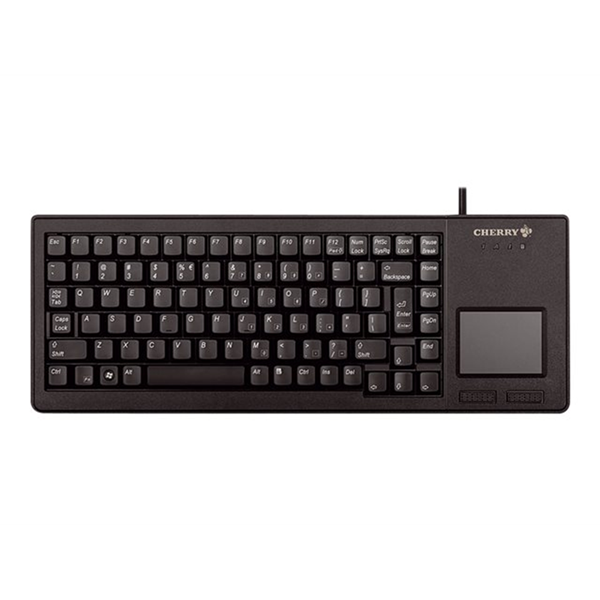 XS TOUCHPAD Keyboard USB UK Black
