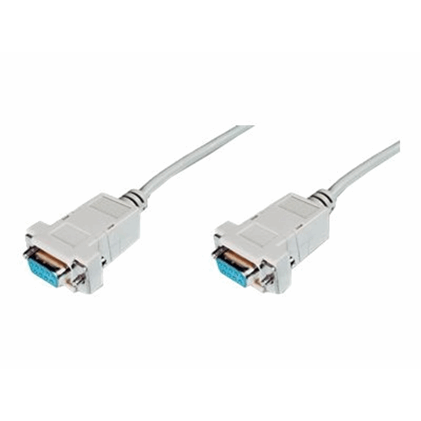Zero-Modem connection cable, D-Sub9 F/F, Zero-Modem connection cable, D-Sub9 F/F,