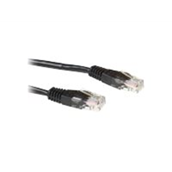 Zwarte 1.5 meter U/UTP CAT6 patchkabel met RJ45 connectoren - PolyBag