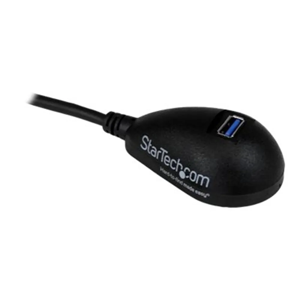 5ft Black USB 3 Desktop Extension Cable