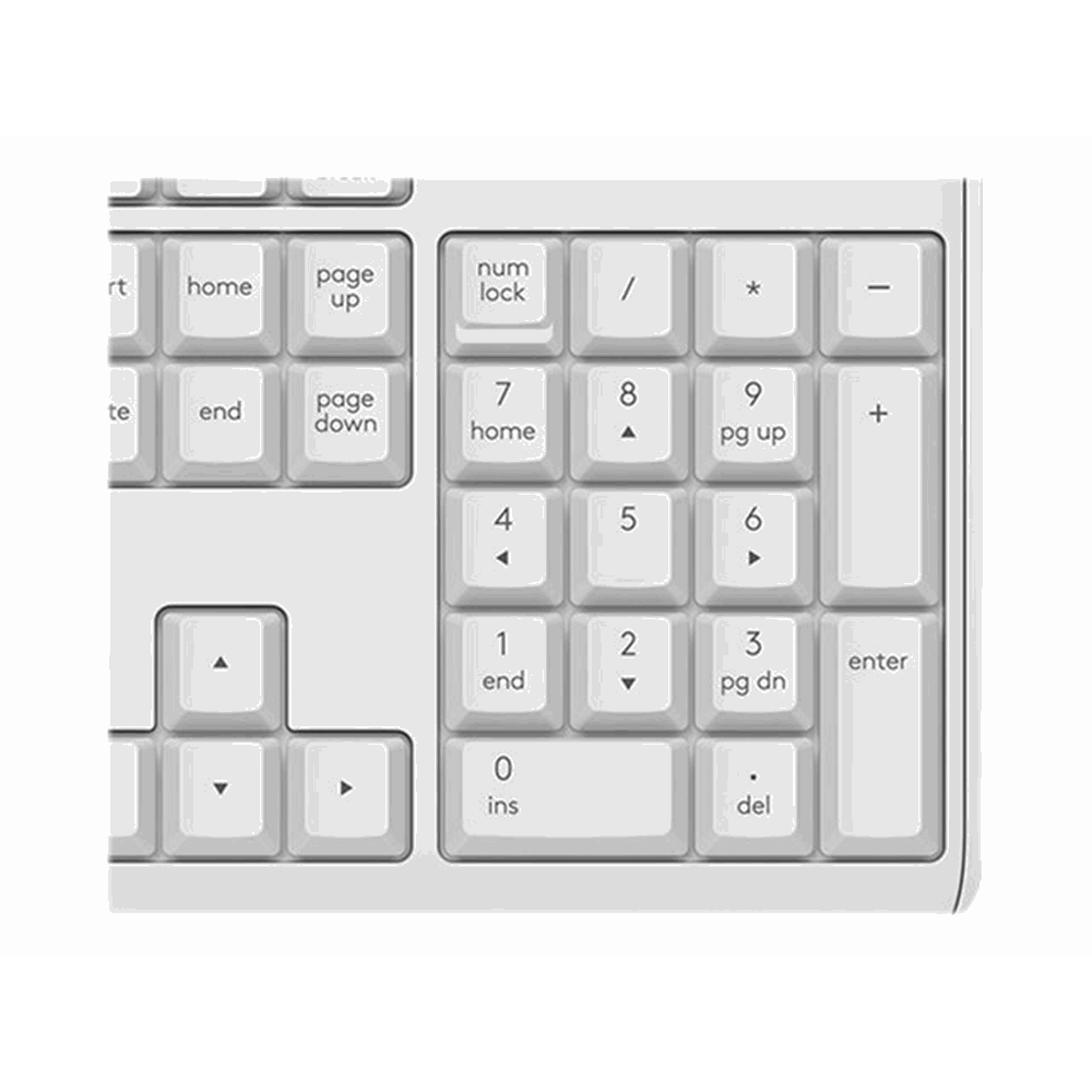 MK295 Silent Wireless Combo OFF WHITE FR