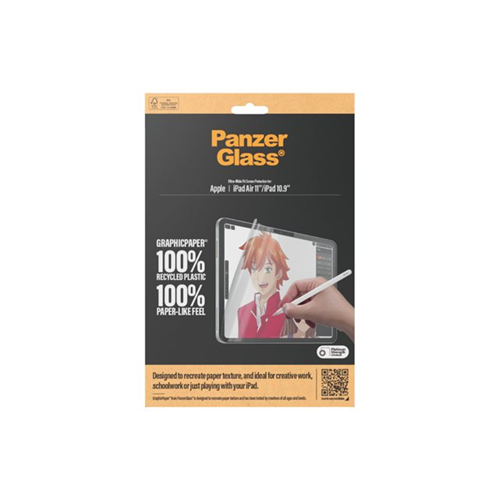 PanzerGlass - schermbeschermer voor tablet - ultrabrede pasvorm