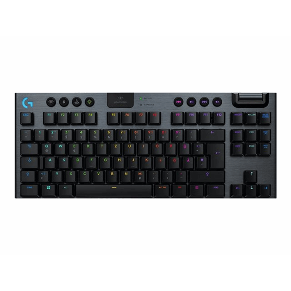G915 TKL Tenkeyless LIGHTSPEED WirelessRGB Mechanical Gaming Keyboard - CARBON- CH - CENTRAL