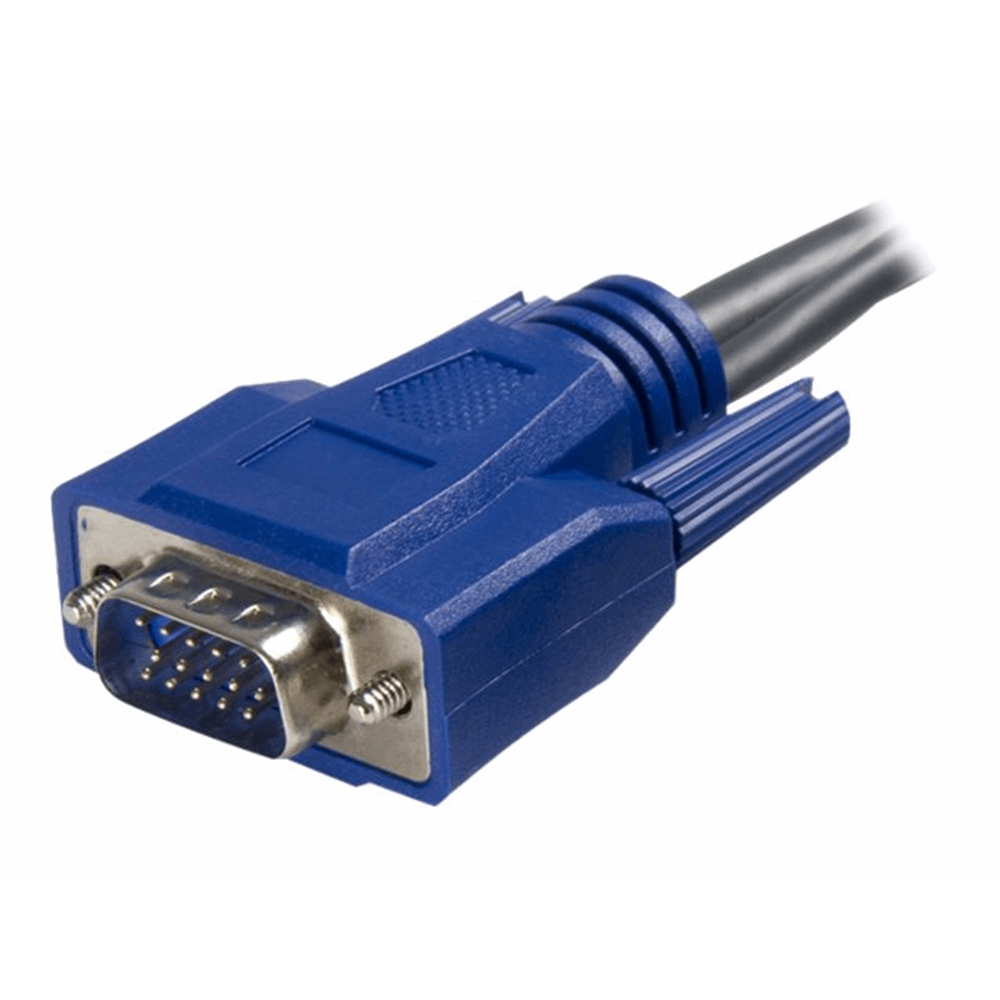 1.8m Ultra-Thin USB VGA 2-in-1 KVM Cable